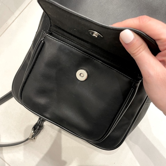 Forever 21 | Mini Black Faux Leather Backpack - Picture 5 of 6